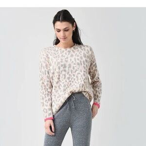 Sundry Leopard Wool/cashmere sweater size 1